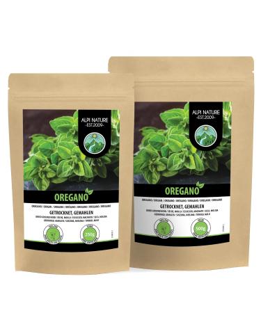 100% Natural Ground Oregano Powder (500g) - Additive-Free Gently Dried Spice for Flavorful Cooking | International Shipping Available - Buy Online on GoSupps.com