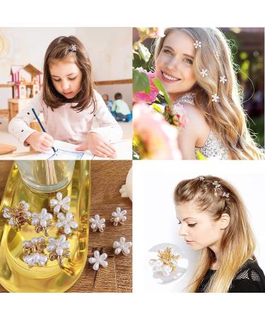 10 PCs Mini Hair Claw Clips - Perfect for Girls & Women | Ideal for Weddings Birthdays School & Everyday Use (White) - Buy Online on GoSupps.com