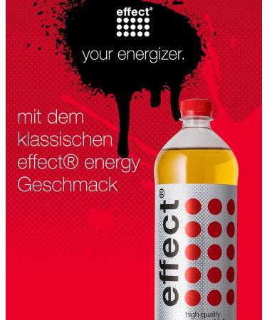 Buy Effect Classic Energy Drink - 6 x 1.0L PET Bottles | Caffeinated Energy Drink for Mixing Long Drinks | International Shipping Available - Buy Online on GoSupps.com