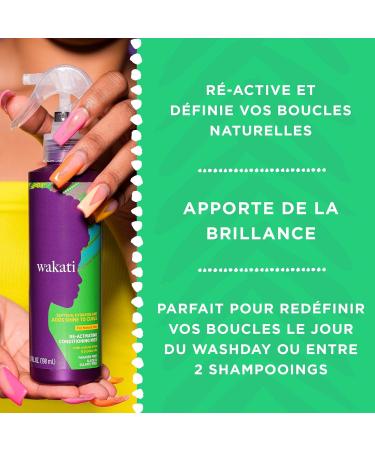 Wakati Re-Activating Moisturizing Detangling Mist for Natural Afro Hair | 195 ml - Best Conditioner for Curly Hair - Buy Online on GoSupps.com