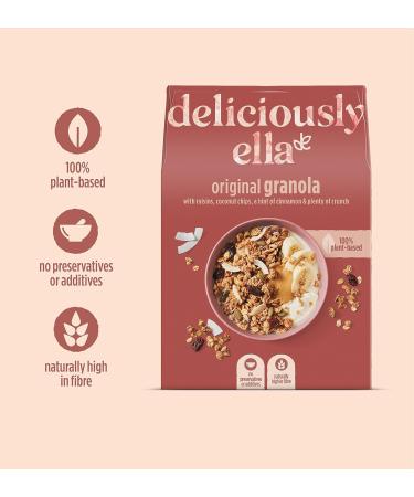 Deliciously Ella - Granola & Muesli Gluten-Free Vegan Friendly Healthy Breakfast (6 boxes) (Original Granola) - Buy Online on GoSupps.com