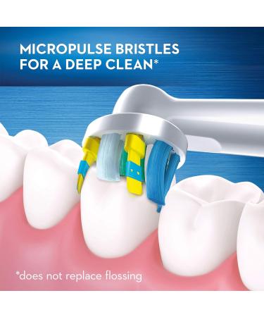 Oral-B Vitality Dual Clean Electric Toothbrush + 1 Replacement Head - White - Buy Online on GoSupps.com