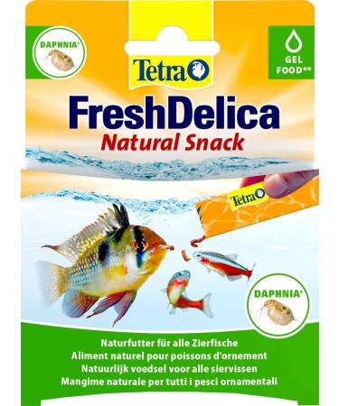 Tetra Freshdelica Daphnia - Natural Snack with Water Fleas for Decorative Fish | 16 x 3g Jelly Delicacies - 48g Pack - Buy Online on GoSupps.com