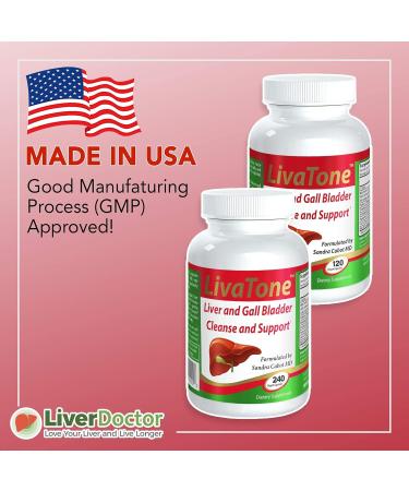 Liver and Gallbladder Cleanse - Dr. Formulated Detox Pills with Milk Thistle & Antioxidants | 120 Capsules for Optimal Health - Buy Online on GoSupps.com