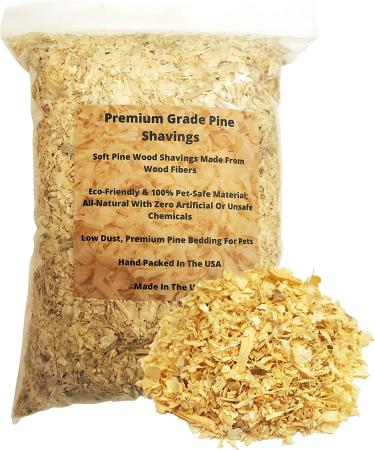 Wood Smith USA Premium Pine Bedding - 4 Quart | Dust Free & Natural | Ideal for Animal Bedding | Controls Odor - Buy Online on GoSupps.com