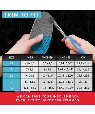 2023 Orthotic Work Insoles - Anti-Fatigue Arch Support for Plantar Fasciitis - Odor Control Cushioning Insert for Pain Relief - Work Boot Insoles for Men/Women M (9-10.5) - Buy Online on GoSupps.com