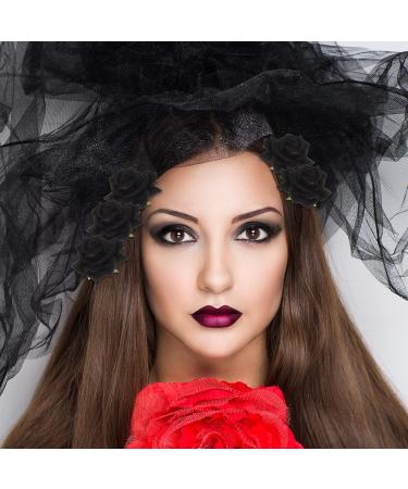 OSALADI 1 Set Rose Hair Clip Bride Headpieces Gothic Hair Accessories Flower Hair Clip Hair Pins for Buns Bride Hair Comb Women Hair Accessories Rose Hair Comb Roses Miss Fabric Iron - Buy Online on GoSupps.com