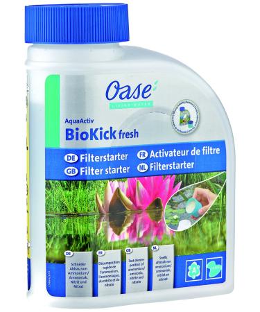 OASE 50562 Aquaactiv Biocick Fresh 450 ml for 10 000 L - filter bacteria Starter bacteria for pond fish pond garden pond 450 ml single single
