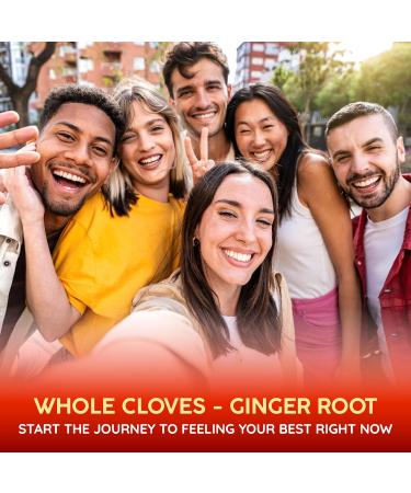 Cadane 5in1 Whole Cloves Herbal Blend | Digestive & Immune Support | Clove Ginger Turmeric Garlic and Black Pepper | Non-GMO Vegan 90 Capsules 45-Day Supply - Buy Online on GoSupps.com
