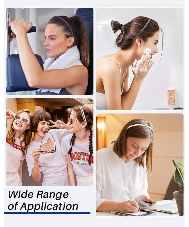DualFerv 7mm Thin Headbands for Women - 18Pcs Plastic Hairbands with Teeth - Hair Accessories for Girls, Teens, and Women - Buy Online on GoSupps.com