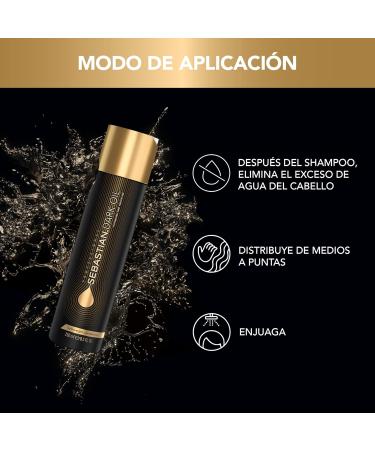 Sebastian SEB Dark Oil Conditioner 250 ml - Nourishing Hair Care for Shine & Smoothness | International Shipping Available - Buy Online on GoSupps.com