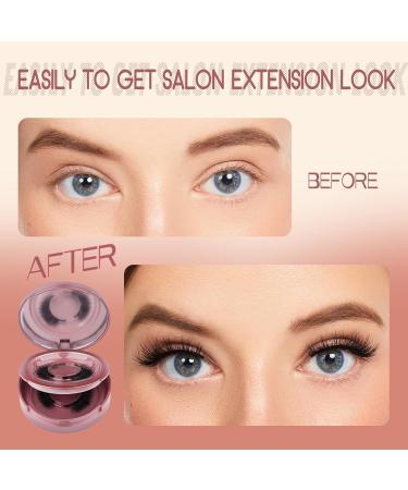 Shop GEMERRY Magnetic Eyelashes - Natural Look 2 Pairs Reusable No Glue Needed Soft Magnetic Lashes with Applicator & Mirror - Perfect for Effortless Beauty - Buy Online on GoSupps.com