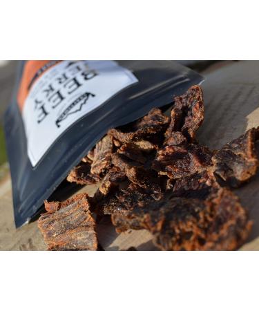  CRAFTSMAN FINEST FOODS Craftsman Beef Jerky Spicy 500g | Dry Meat with Chilli from Germany - Bavaria | Jerky Beef Set 10 x 50g | 100% Beef | High Protein 68% | 100% Natural | Sugar Free - Buy Online on GoSupps.com