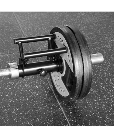 Landmine Handle T Bar Row Attachment - Solid Steel Black Powder-Coated | BRTGYM | Ideal for 2 Olympic Barbell Back Training - Buy Online on GoSupps.com