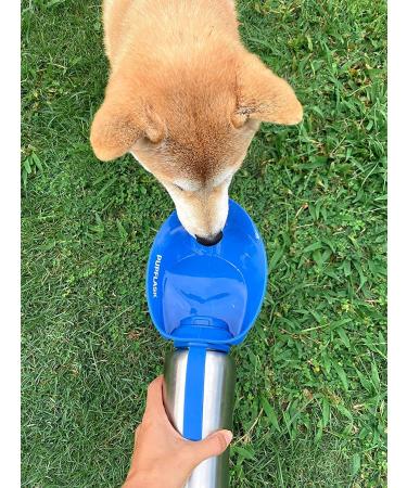 PupFlask Large Dog Water Bottle | 27 OZ Stainless Steel | Nebulas Blue | Leak Proof & Portable Dog Water Dispenser - Buy Online on GoSupps.com