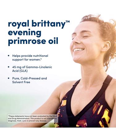 American Health Royal Brittany Evening Primrose Oil 500mg - 2 Bottles, 200 Softgels Each - Buy Online on GoSupps.com