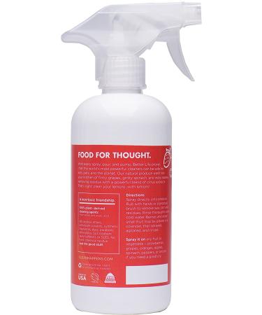 Better Life Natural Fruit & Vegetable Wash, 16 oz â€“ Safe & Effective Cleaning Solution - Buy Online on GoSupps.com