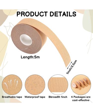4 Rolls Face Lift Tape - Overnight Wrinkle Reduction Patches for Forehead Face & Neck | 2.5cm x 5m | Global Shipping Available - Buy Online on GoSupps.com