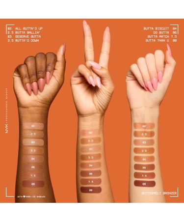 NYX PROFESSIONAL MAKEUP - Bronzeur Cr me - Utilisation Corps et Visage - Buttermelt Bronzer Teinte : Butta Than U - Buy Online on GoSupps.com