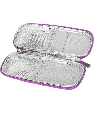 Insulin Cooler Travel Case - Purple | Insulin Cooling Carrying Case with Waterproof Design - Ideal for Travel | Excellent Protection & Good Capacity - Buy Online on GoSupps.com