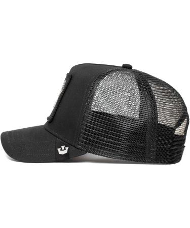 Goorin Bros. Lone Wolf Trucker Cap - Men's & Women's Mesh Baseball Hat - One Size - Black #27192 | International Shipping Available - Buy Online on GoSupps.com