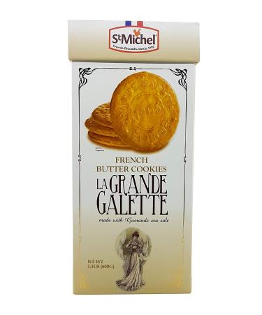 St Michel La Grande Galette French Butter Cookies Biscuits from France 1.3 LB