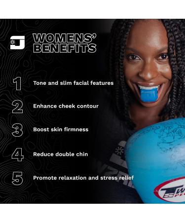Jawzrsize Pop 'N Go Custom Fit Jaw Enhancer - Facial Exerciser for Stress Relief & Cravings Reduction (Total Contouring Kit) - Buy Online on GoSupps.com
