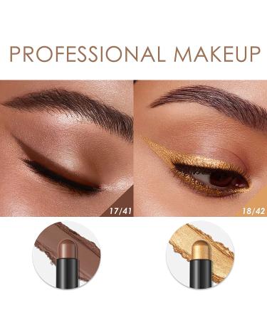 2 PCs Cream Eyeshadow Stick Set Long-Lasting Waterproof Bright & Matte Crayon Makeup Fancy Tabac (1718) International Shipping - Buy Online on GoSupps.com