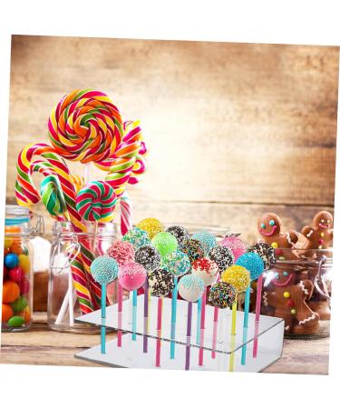 ABOOFAN 2pcs Lollipop Display Stand Cake Display Stand Dessert Stick Holder Rack Lollipop Holder Stand Lollipop Display Rack Cake Stand Buffet Lollipop Acrylic Bracket Wedding - Buy Online on GoSupps.com