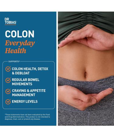 Dr. Tobias Apple Cider Vinegar Gummies & Colon Everyday Health - Daily Digestive Detox and Cleanse Support with ACV Gummies & Psyllium Husk Powder - Buy Online on GoSupps.com