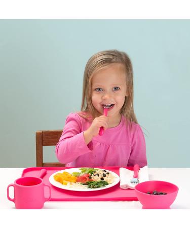 Green Sprouts Pink Feeding Bowl for 6+ Months â€“ Baby Feeding Essentials - Buy Online on GoSupps.com