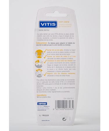 Seda Dent Vitis Con Cera Duplo 2x50m - Fita Dental Eficaz para Higiene Oral | Envio Internacional - Buy Online on GoSupps.com