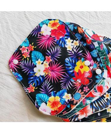 Reusable Cloth Menstrual Pads Super Absorbent - Full Red Microfleece | Washable Period Panty Liners with Storage Bag - Buy Online on GoSupps.com