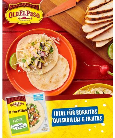 Old El Paso Wheat Tortillas Nature the Package 326 g - Buy Online on GoSupps.com