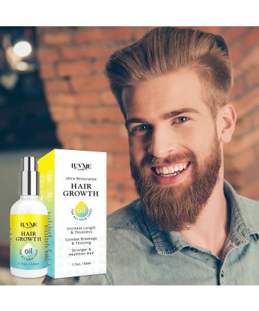 Luv Me Care Hair Growth Oil 2 Pack - Biotin & Castor Oil Serum for Stronger, Thicker, Longer Hair 1.7 oz - Buy Online on GoSupps.com