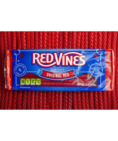 Red Vines Licorice Twists 5oz Tray, Original Red Flavor, Soft & Chewy Candy - 24 Pack - Buy Online on GoSupps.com