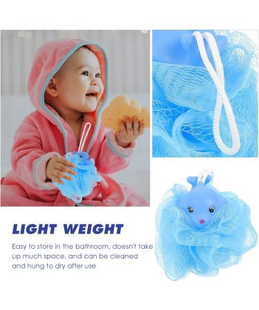 TEHAUX Kids Bath Sponge | Exfoliating Shower Loofah & Super Soft Bath Ball for Toddlers | Perfect Bathing Scrubber for Children - Buy Online on GoSupps.com