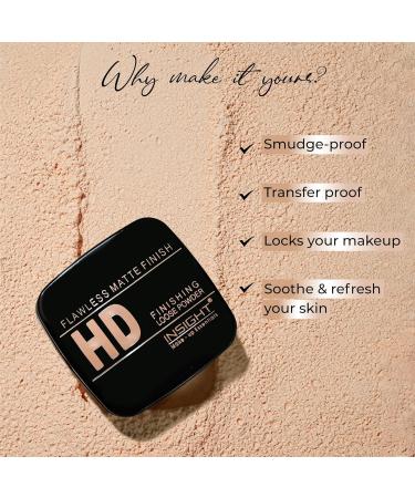Insight HD Translucent Face Powder |Make Up Setting Powder |Provides Long-lasting Coverage |Reduces Shine|Loose Powder (IVORY) - Buy Online on GoSupps.com