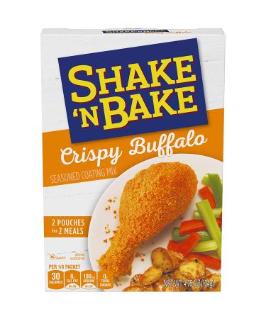 Shake N Bake Crispy Buffalo Coating Mix - 8 Boxes (2 Packets Each) for Perfectly Seasoned Dishes - Buy Online on GoSupps.com