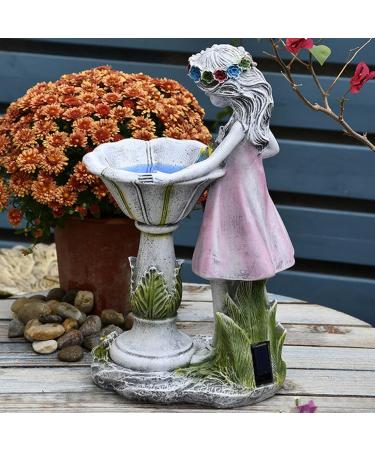 Solar Fairy Statue Solar Fairy Garden Ornaments Outdoor Solar Lights Fairy Figurine Resin Angel Garden Ornaments Solar Lights Fairy Figurine - Buy Online on GoSupps.com