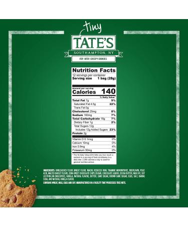 Tate's Bake Shop Thin Chocolate Chip Cookies 24 Oz - Pack of 24 | Gourmet Treats - Buy Online on GoSupps.com