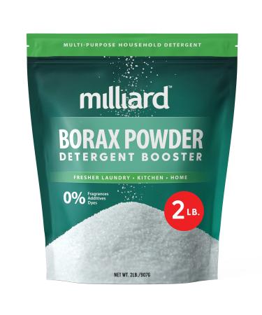 MILLIARD Borax Powder - Pure Multi-Purpose Cleaner (2 lb.) 2 Pound (Pack of 1)