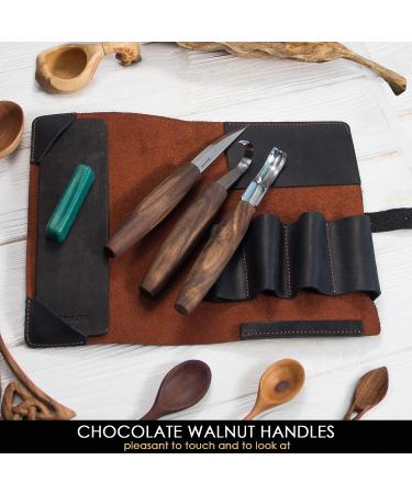 BeaverCraft Wood Spoon Carving Tools Kit S14x Deluxe - Spoon Carving Knives Hook Knife Set - Buy Online on GoSupps.com