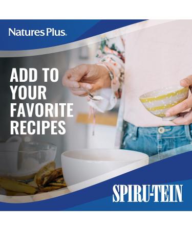 NaturesPlus SPIRU-TEIN Protein Powder Meal - Strawberry - 8 Packets - Plant-Based Protein Shake - Non-GMO Vegetarian Gluten Free - 8 Servings - Buy Online on GoSupps.com