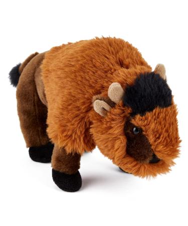 Zappi Co Plush Children's Stuffed Soft Cuddly Plush Toy-Part of Safari Animals Collection Perfect for Kids (22cm Length) (Bison)