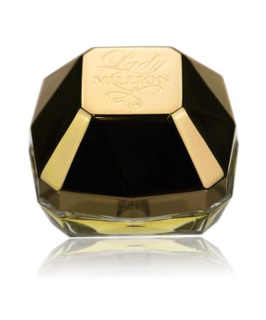 Lady Million by Paco Rabanne Eau De Parfum Spray 2.7 oz (Women) 2 Fl Oz (Pack of 1)