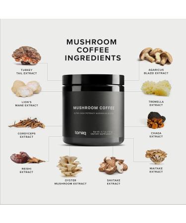 Mushroom Coffee - Ultra High Potency 10:1 Concentrated Extract - Colombian Sourced Beans with 10 Mushroom Blend Lion's Mane & Cordyceps - Rich & Functional Coffee Alternative - Third-Party Lab Tested Mushroom Coffee 105 g - Buy Online on GoSupps.com