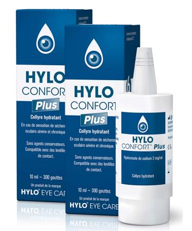 HYLO CONFORT Plus - Long-lasting intensive hydration - Pack of 2 10ml bottles (2)