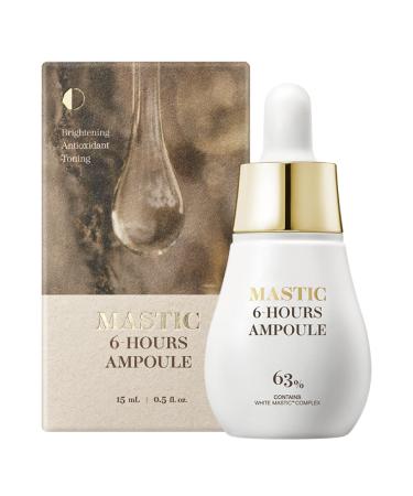MASTINA Mastic Ampoule Serum Spoid Type (Dropper Type 0.5fl oz) - Serum for Even Skin Tone and Elasticity. Fermented Mastic Gum Spoid Type - 0.51 Fl Oz