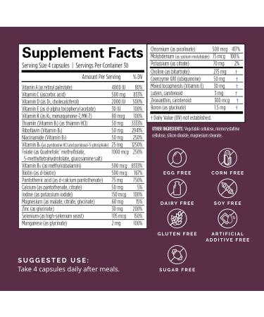 BrainMD Smart Prenatal - 120 Capsules | Multivitamin for Mom & Baby | Promotes Healthy Pregnancy & Baby Growth | Gluten-Free - Buy Online on GoSupps.com